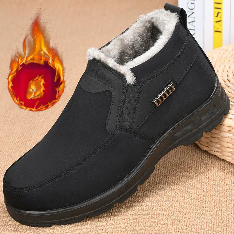 Thermische Winterstiefel für Herren mit Plüschfutter – Komfort & Wärme