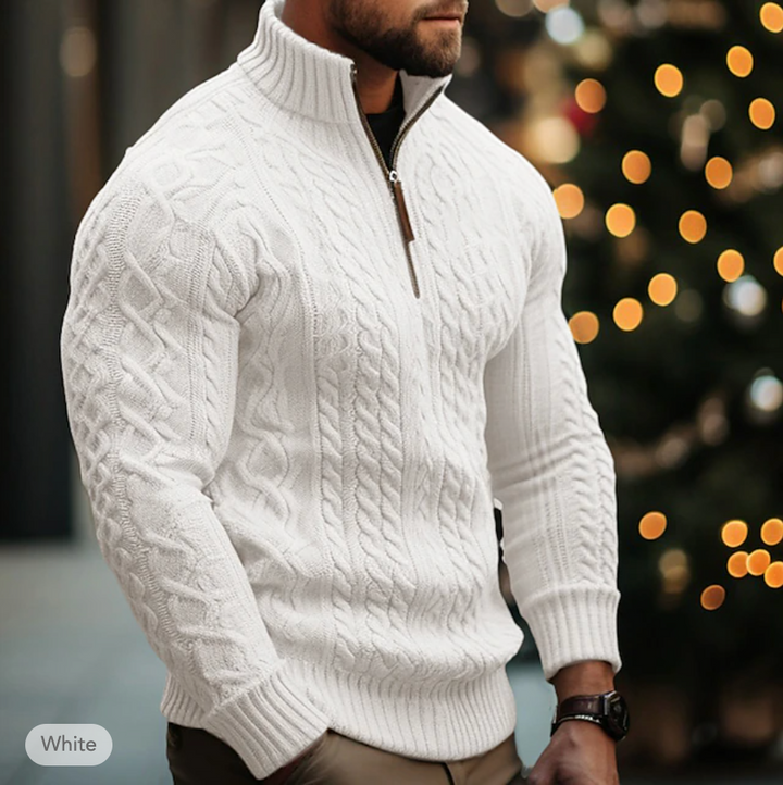 Liam | Herren Pullover mit Reißverschluss - Stilvoll & Warm