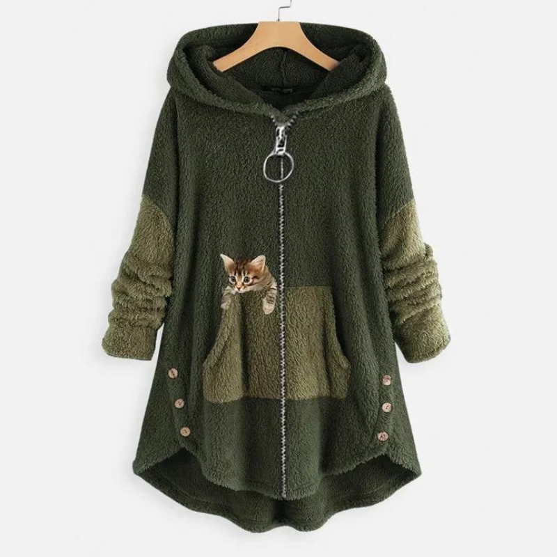 Gerda | Ultra-weich warmer Teddy Hoodie