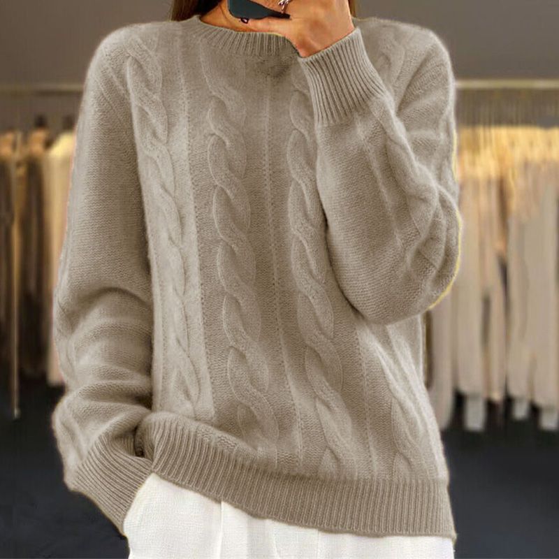 Kuscheliger Strickpullover für Damen – Wärmender Komfort und stilvoller Look im Winter